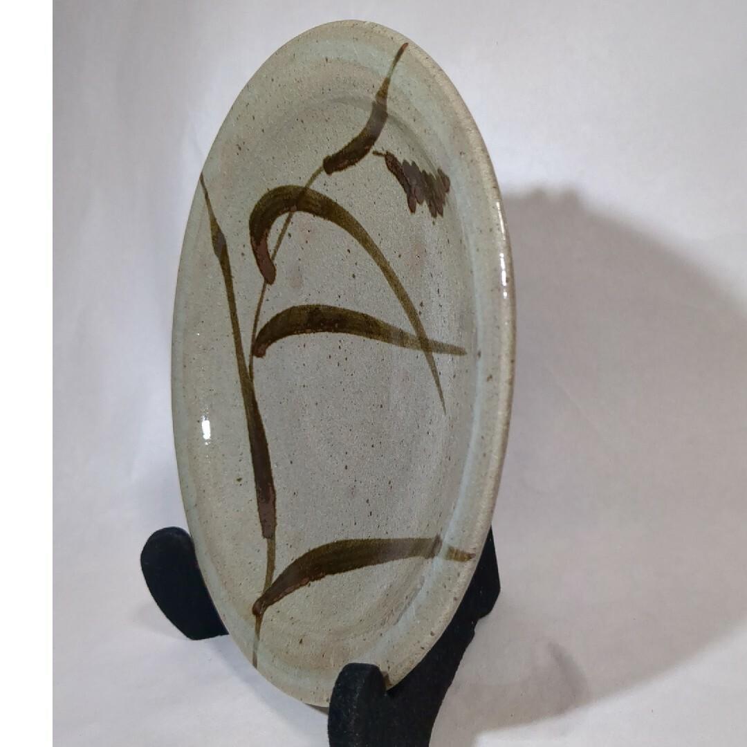 中里太郎右衛門窯 絵唐津皿 唐津焼 直径25cm 大皿 美品