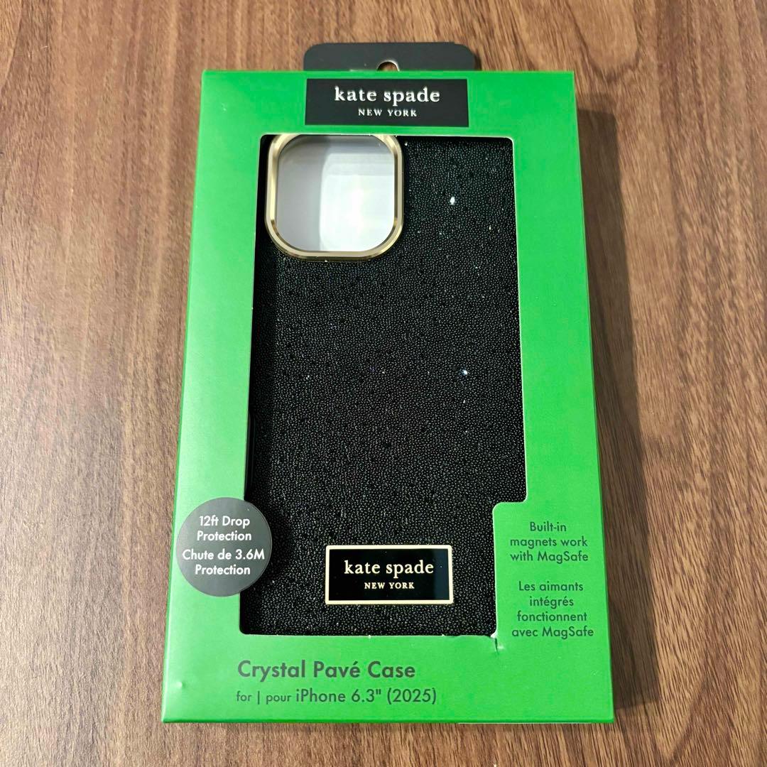 ケイトスペード Crystal Pave iPhone17ケース