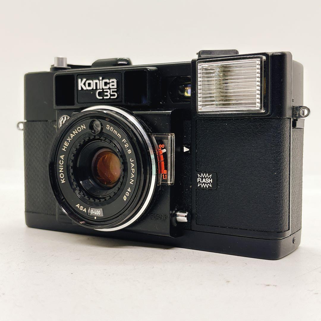 【整備済】 KONICA C35 AF フィルムカメラ コンパクトカメラ