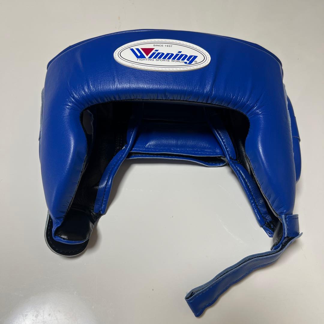 Winning ボクシングヘッドギア　青