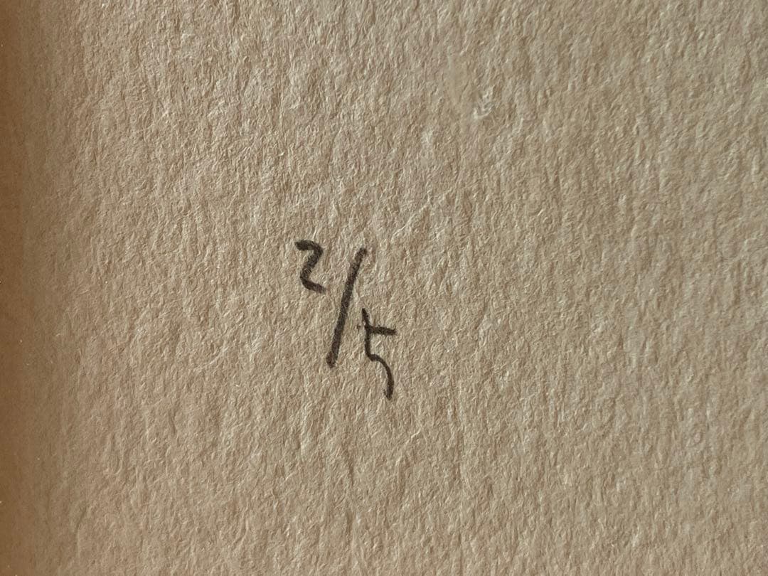 セール！【希少】平野恵理子さんの版画 1999年　日本の暮らしと小物たち　額装済