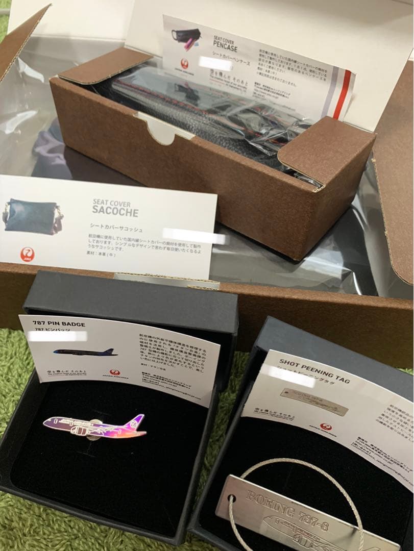 JAL ピンバッジ ピーニングタグ などセット4点高島屋 限定 グッズ