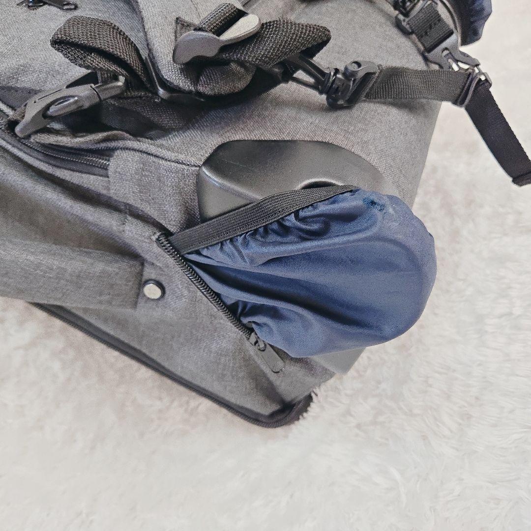 美品 4way 軽量 多機能キャリー 大容量 リュック キャリーバッグ グレー