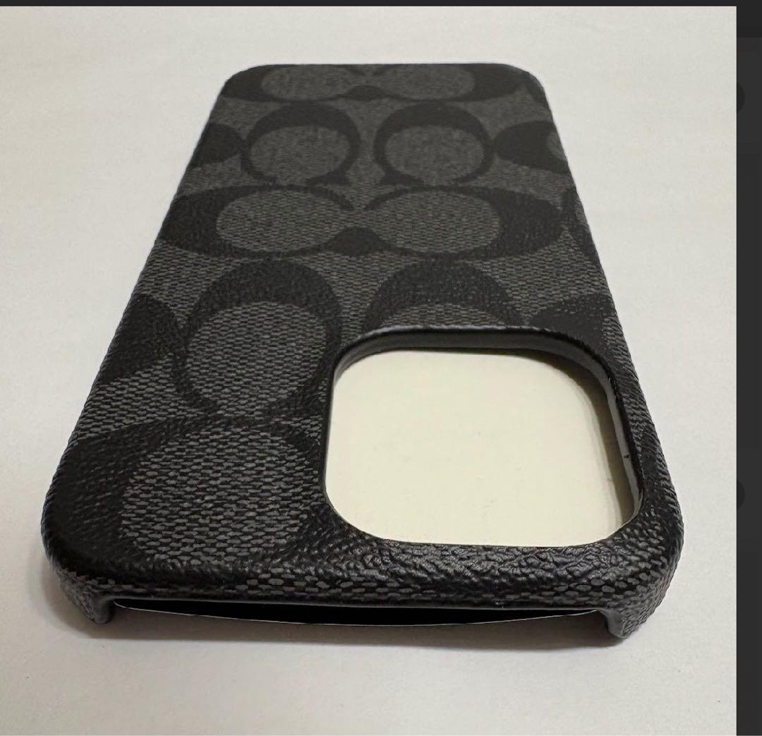 COACH iPhone13 pro ケース C8023 GRAPHITE 1