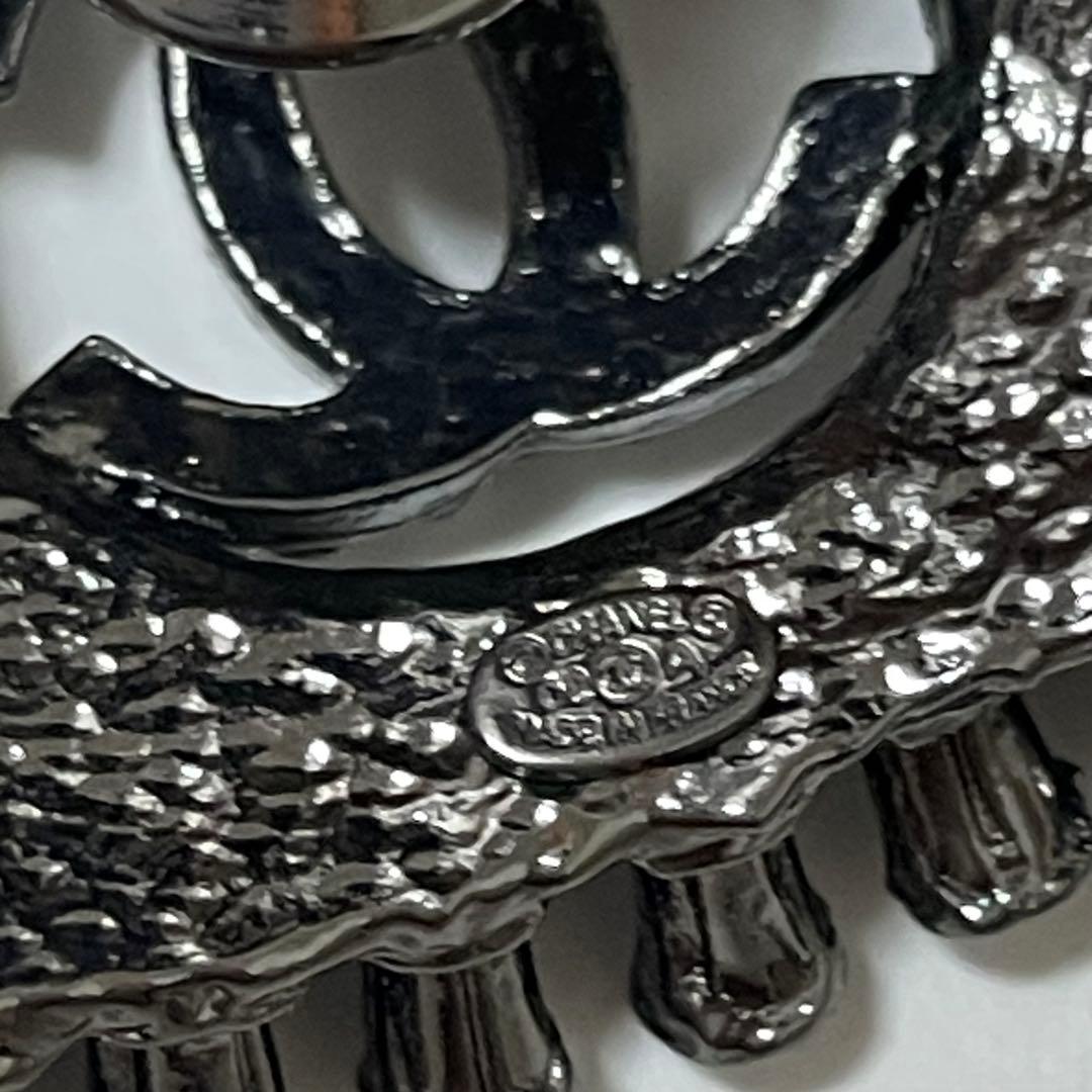 希少 レア CHANEL 02AW 涙 瞳 ブローチ