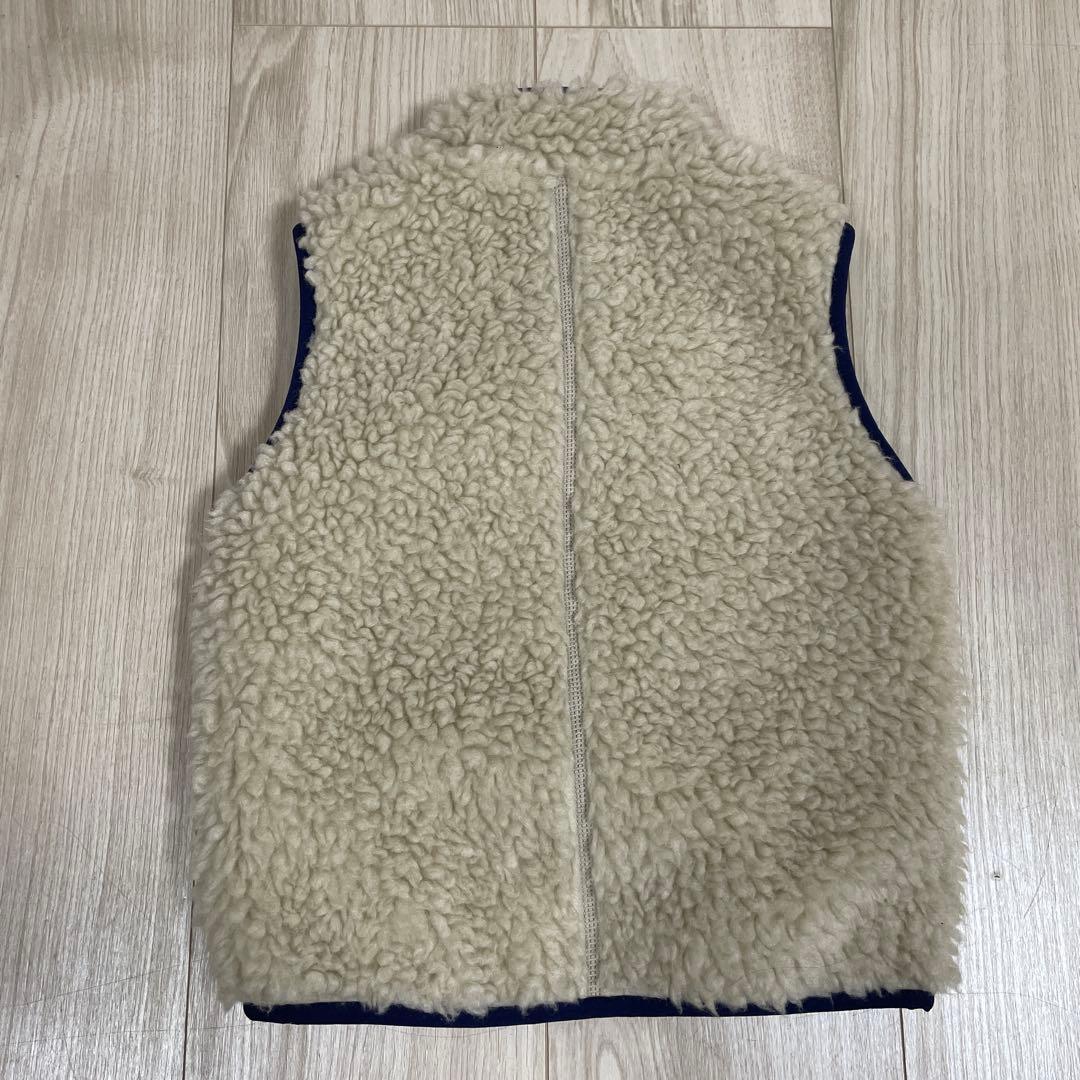 patagonia 90cm ベビー ベスト ナチュラル/ネイビー　未使用