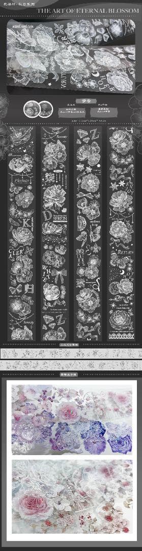 【匿名配送】装飾 PETテープ まとめ売り 4本