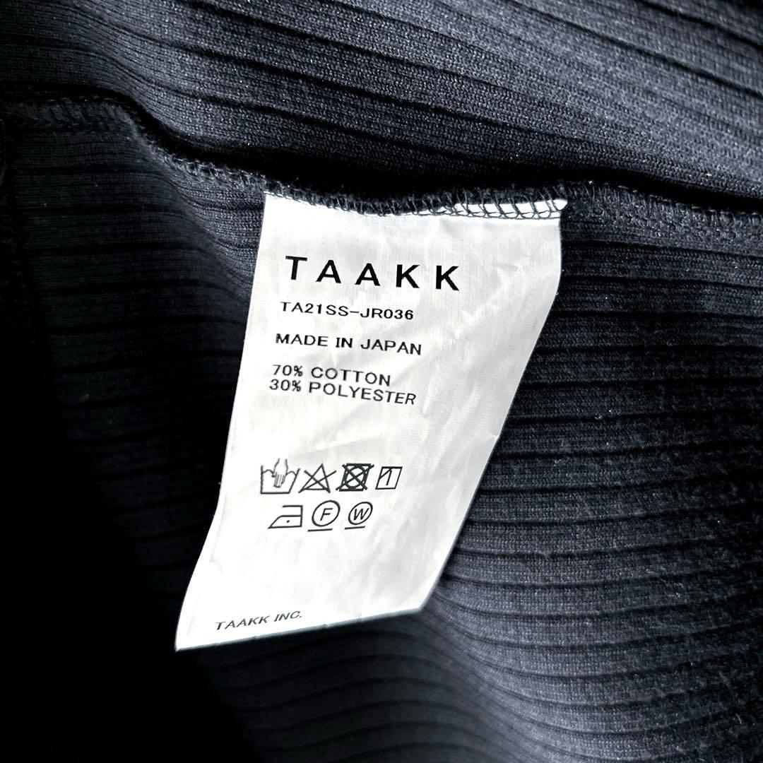 TAAKK 21ss ダブルジップ ノースリーブTシャツ / タンクトップ