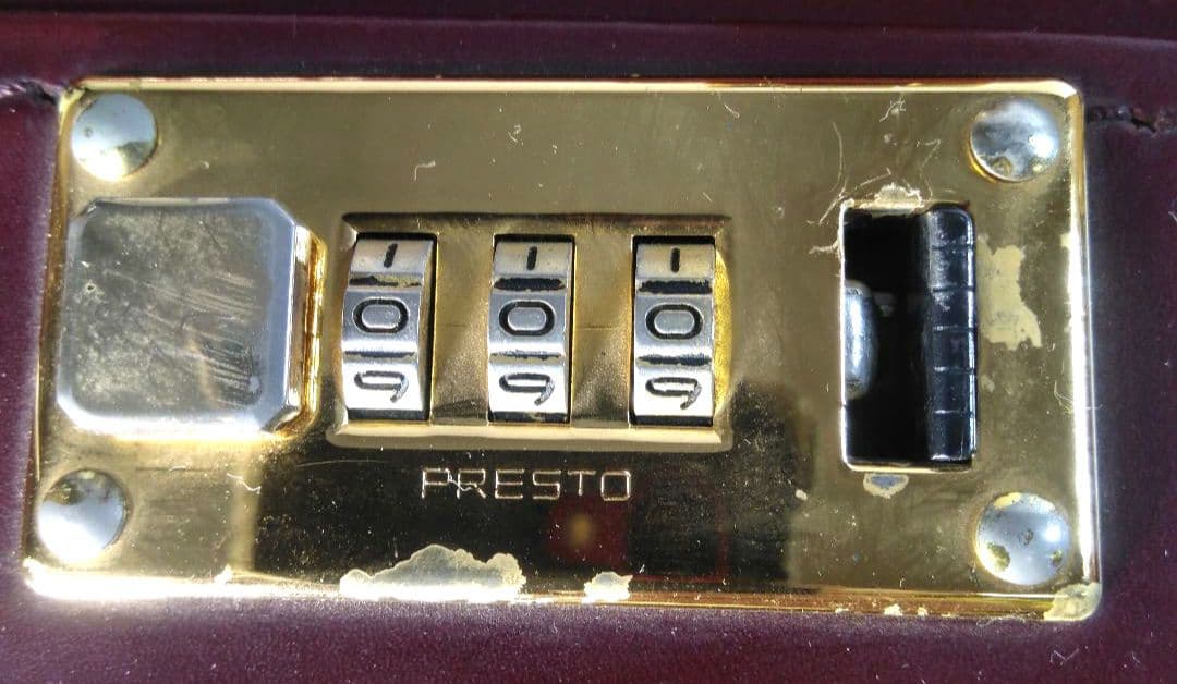 presto トランクケース 旅行カバン 本革