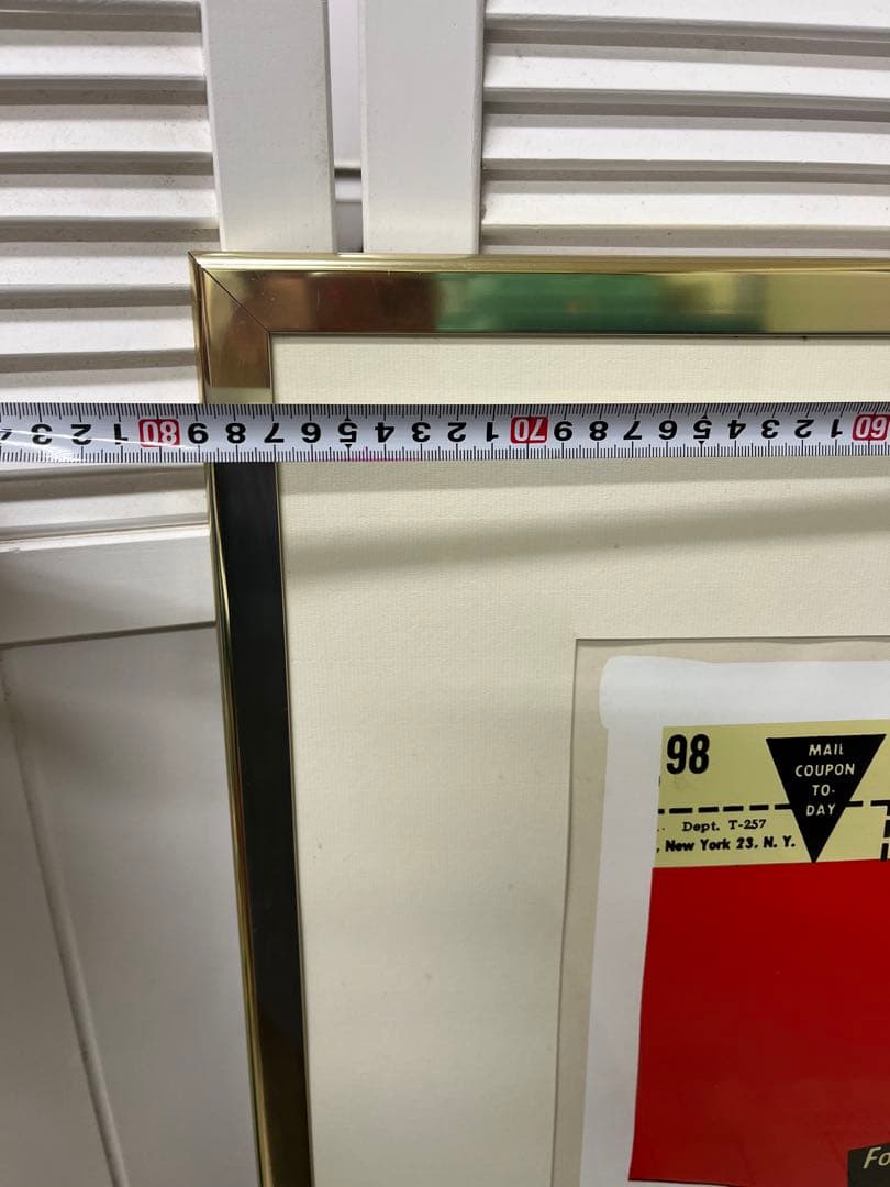 送料込み　Romain Slocombe シルクスクリーン　サイン　シリアル　額