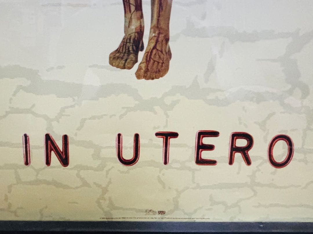 90s ニルヴァーナ IN UTERO プロモーション ポスター　1993年