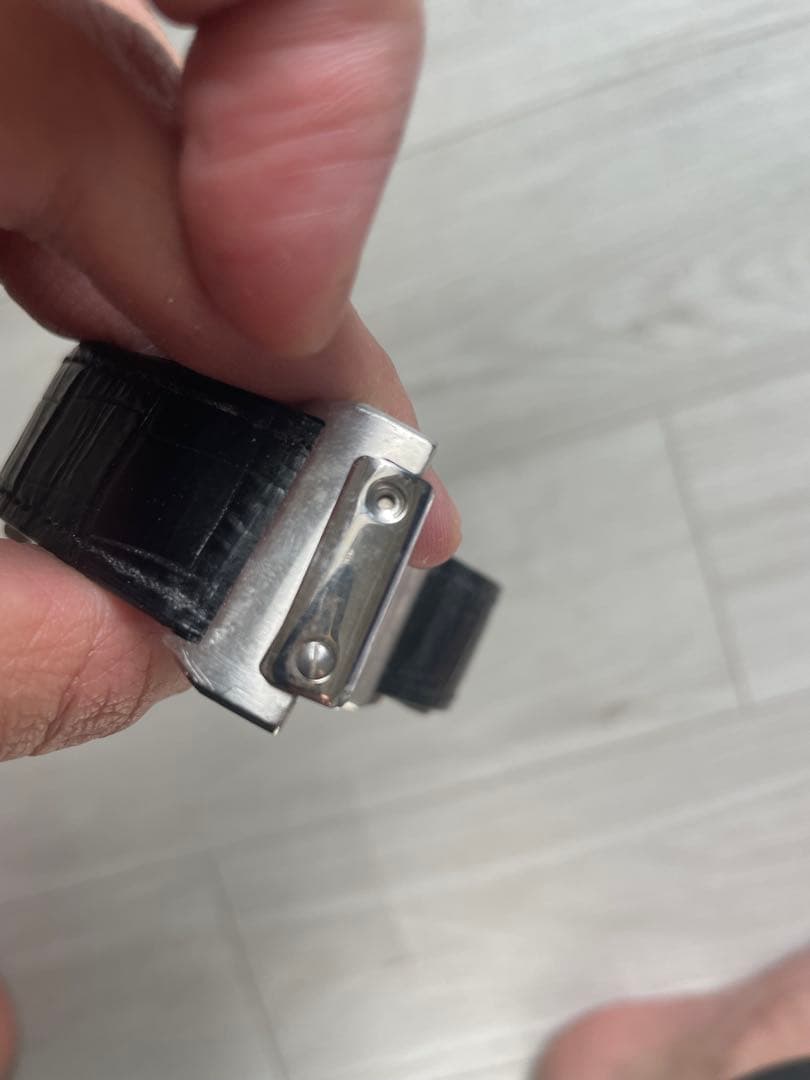 Cartier 自動巻き時計 ホワイト/ブラック