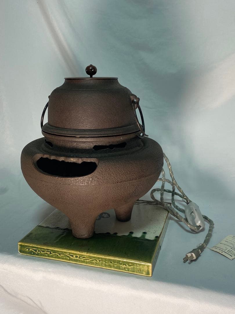 2727❣️ 茶道　茶釜　風炉　電熱器　セット