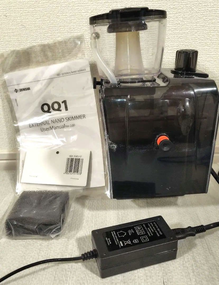 ゼンスイ 外掛式プロテインスキマー ＱＱ１　〜６０ｃｍ水槽　ベンチュリー 海水