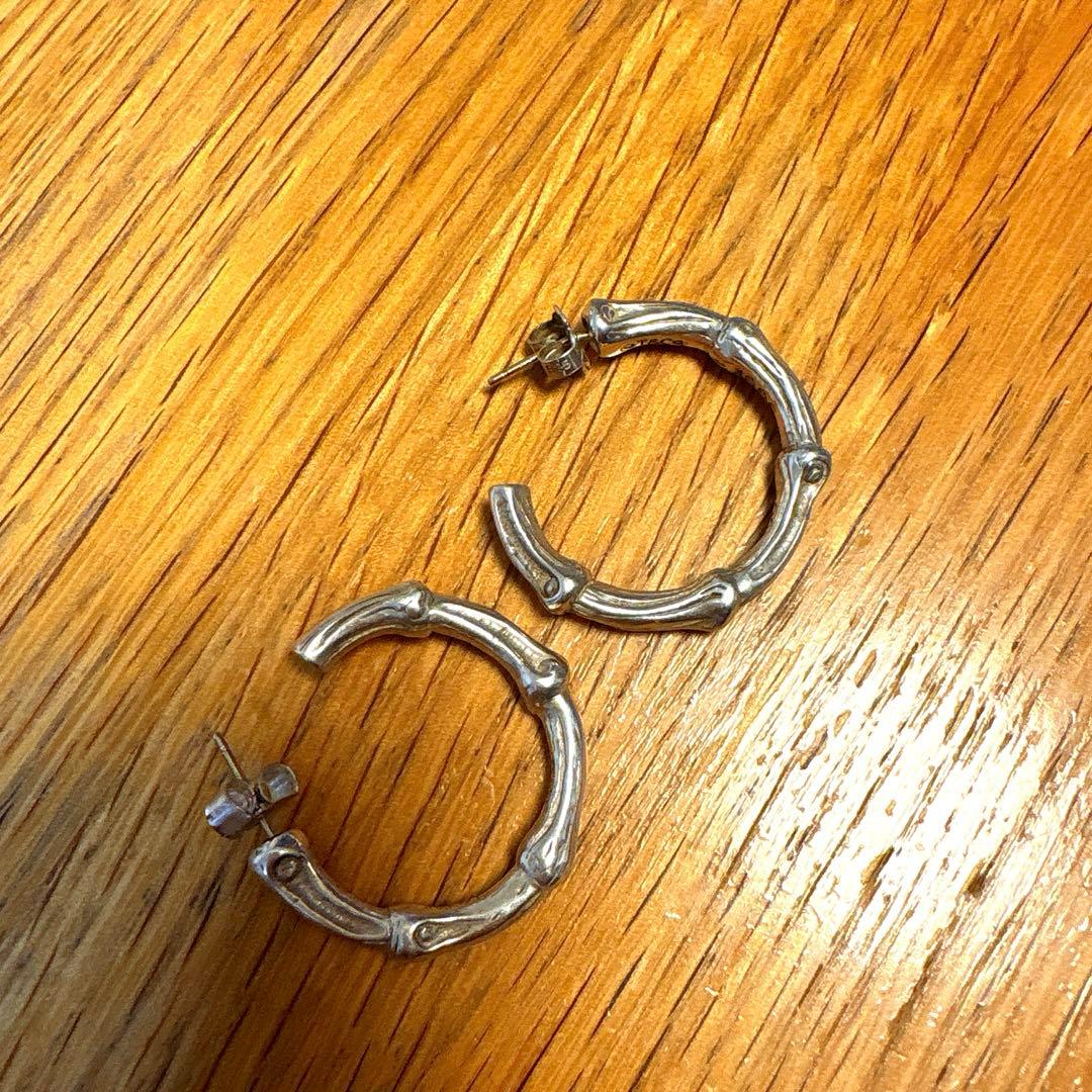 最終価格　Tiffany & Co シルバー　バンブー　ピアス