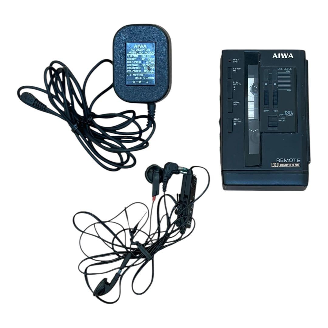 アイワ HS-PX10 カセットプレイヤー カセットボーイ 通電確認済 付属品有