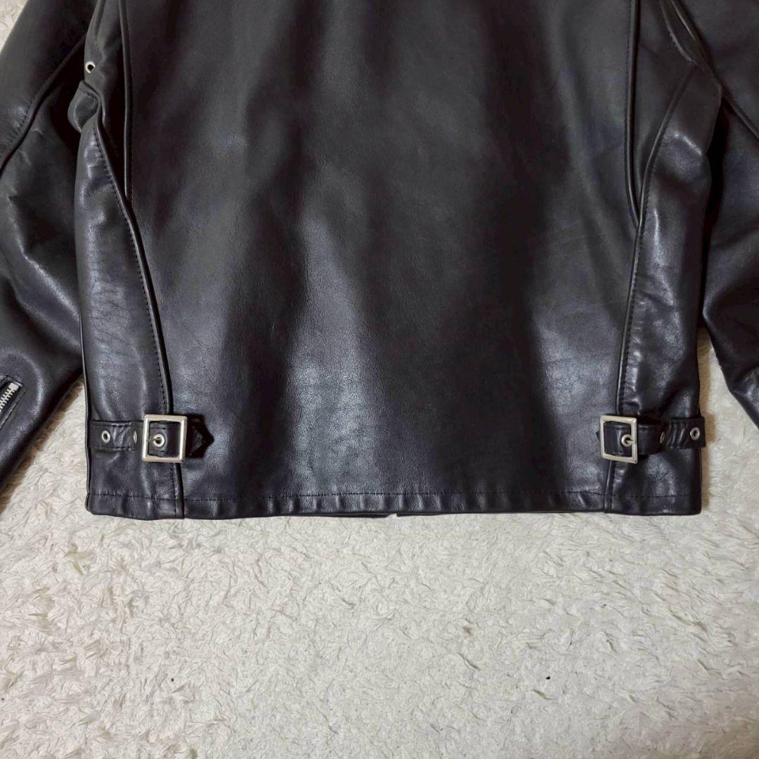 米国製42✨ SCHOTT シングル ライダース ボア ライナー ブラック XL