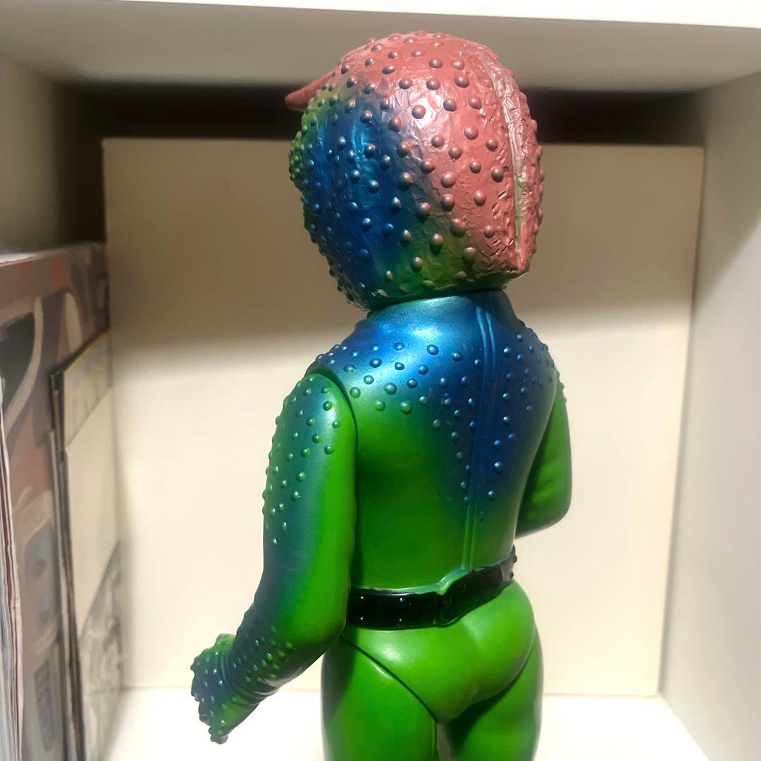 旧バンダイ製 死神カメレオン キングサイズ 美品 ソフビ フィギュア 怪人