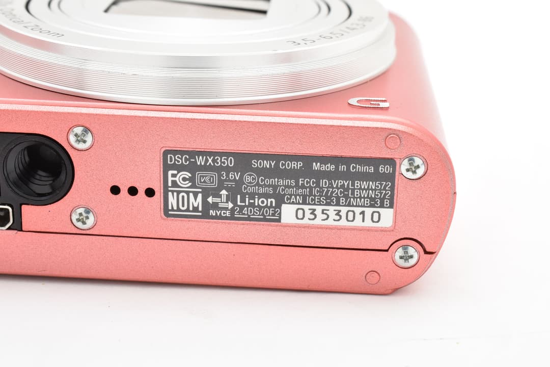 ソニー Cyber-shot DSC-WX350 #C334