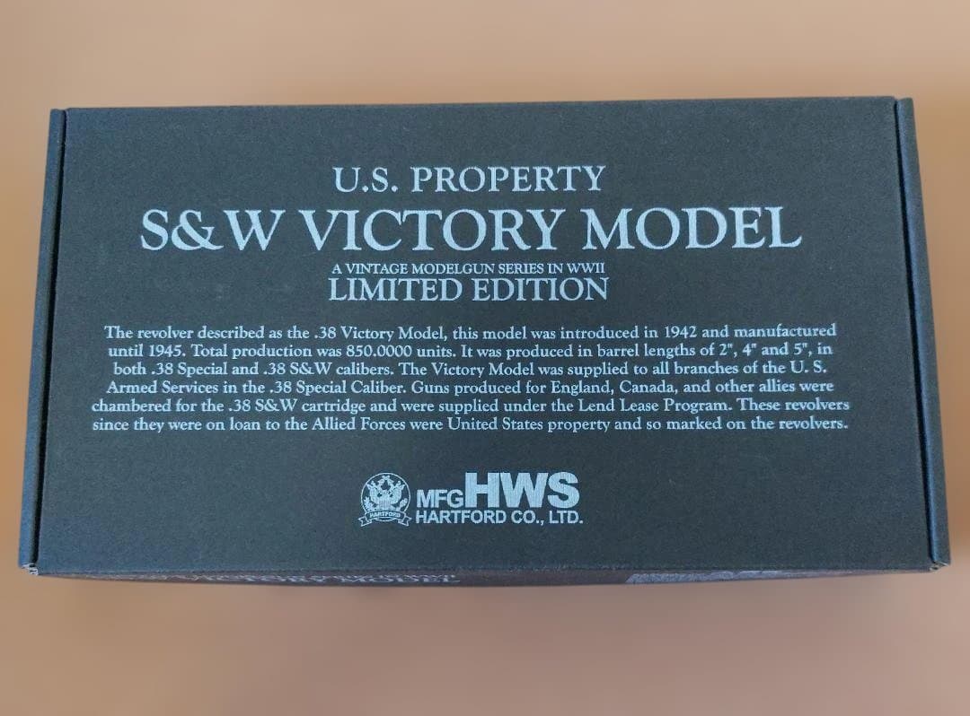 【限定版】S&W VICTORY MODEL モデルガン　未使用