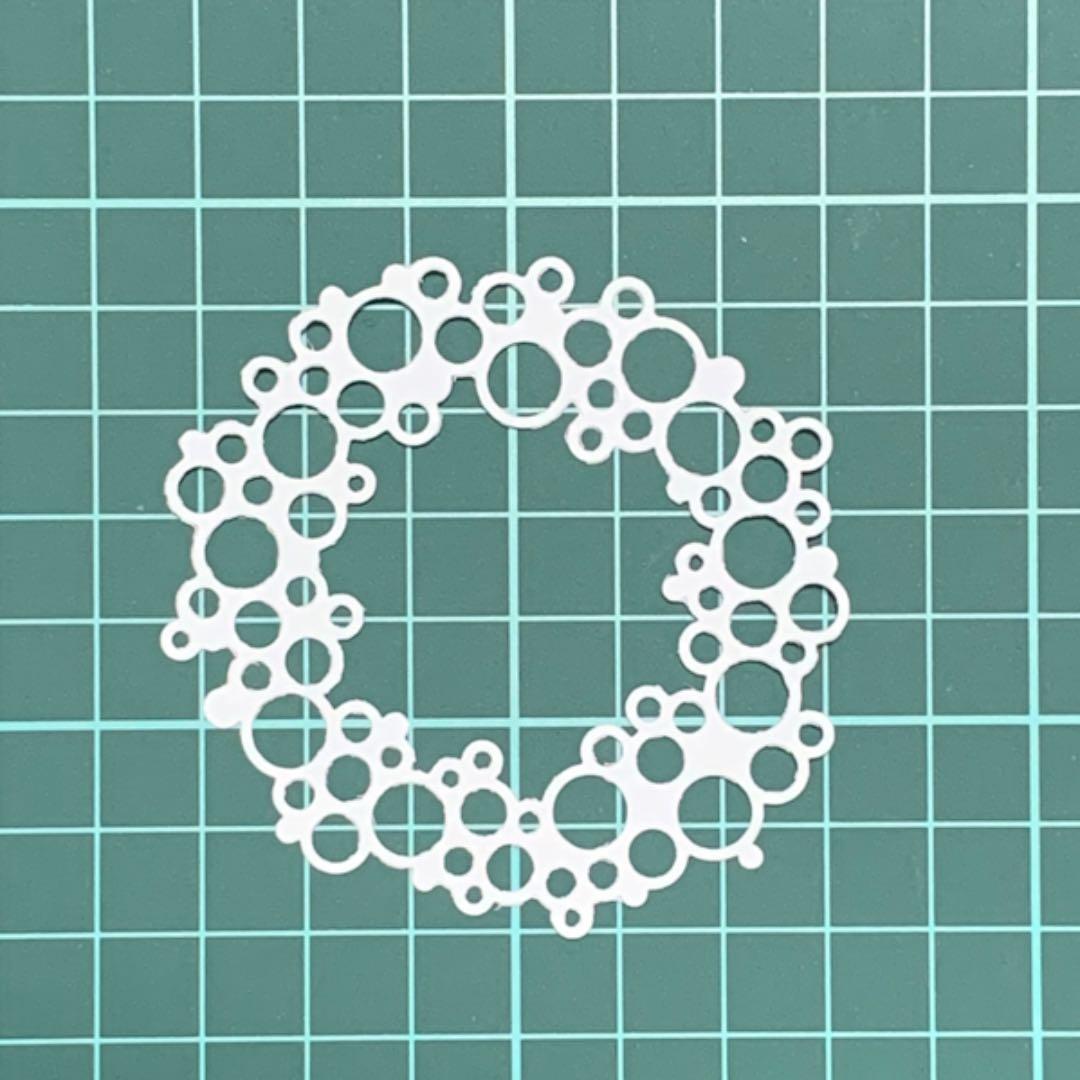 ◆オーダー用◆ダイカット バブル 泡 シャボン玉 フレーム