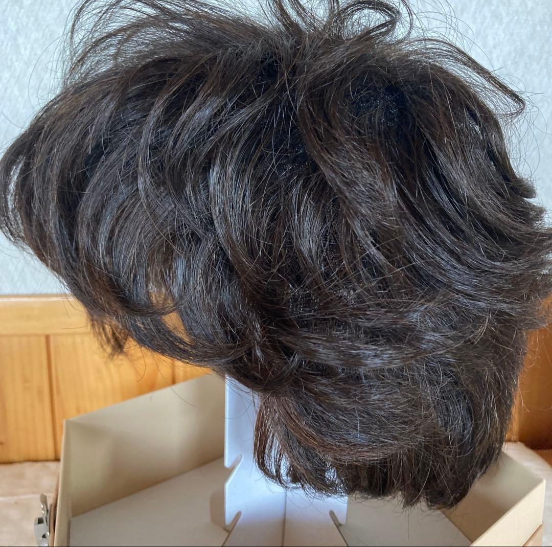 《値下げ》【美品】フォンテーヌ　ショート　パーマ　ウィッグ　専用ケース付