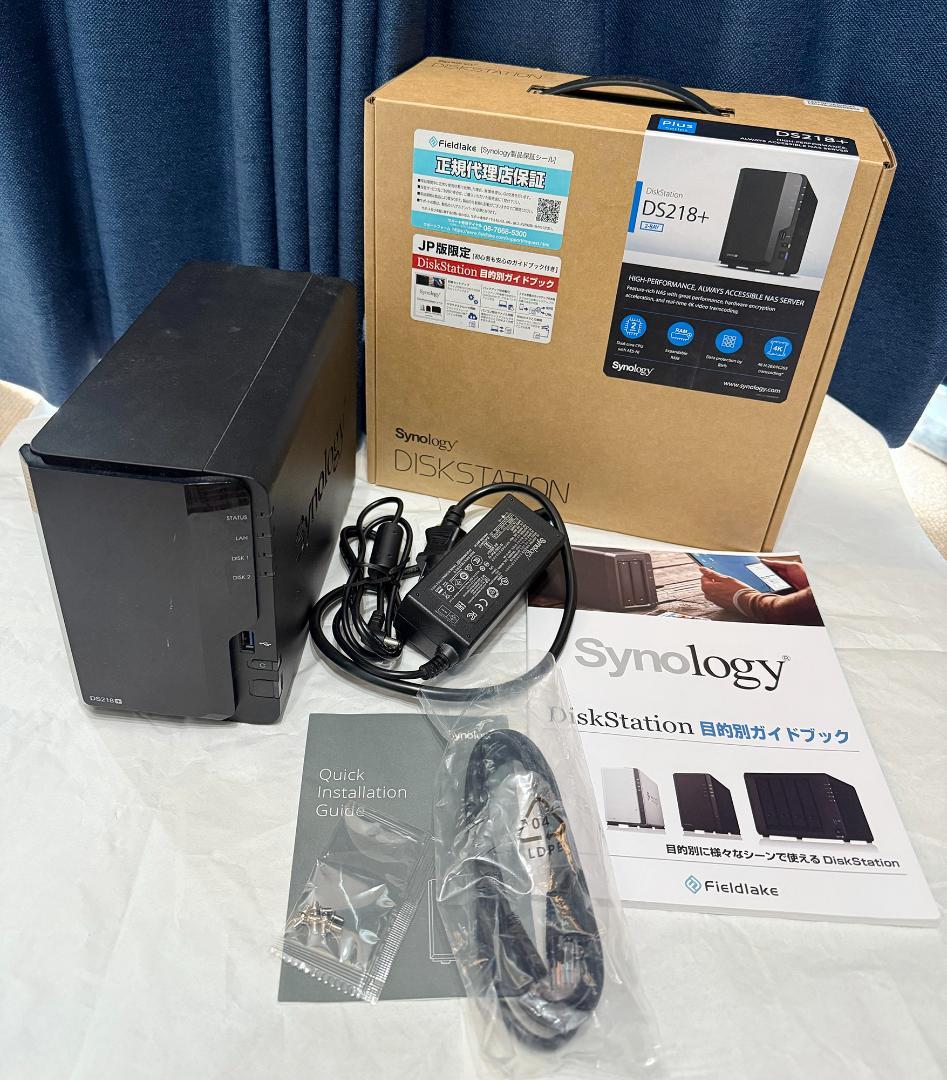 Synology DiskStation DS218+ NAS★メモリ16GB
