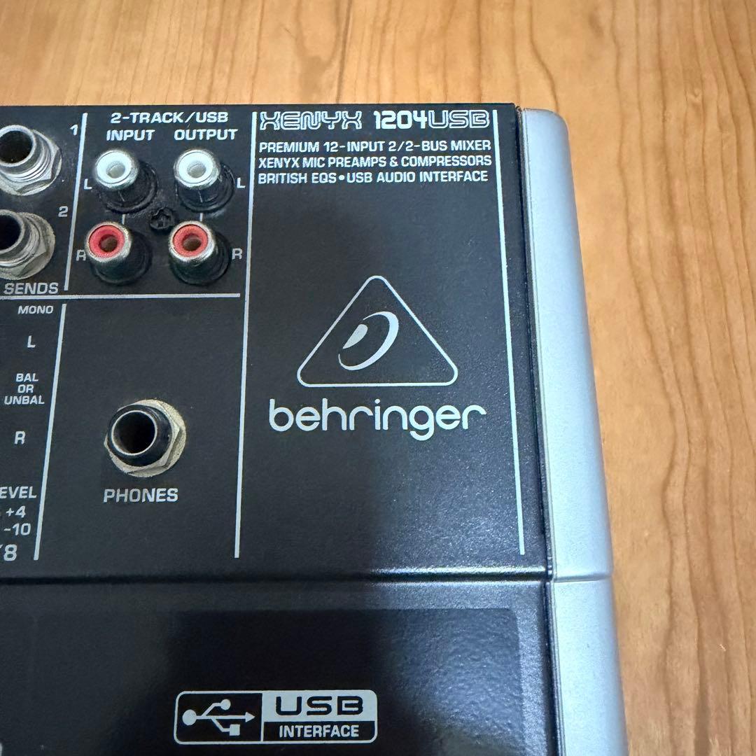 Behringer XENYX X1204USB アナログミキサー動作品