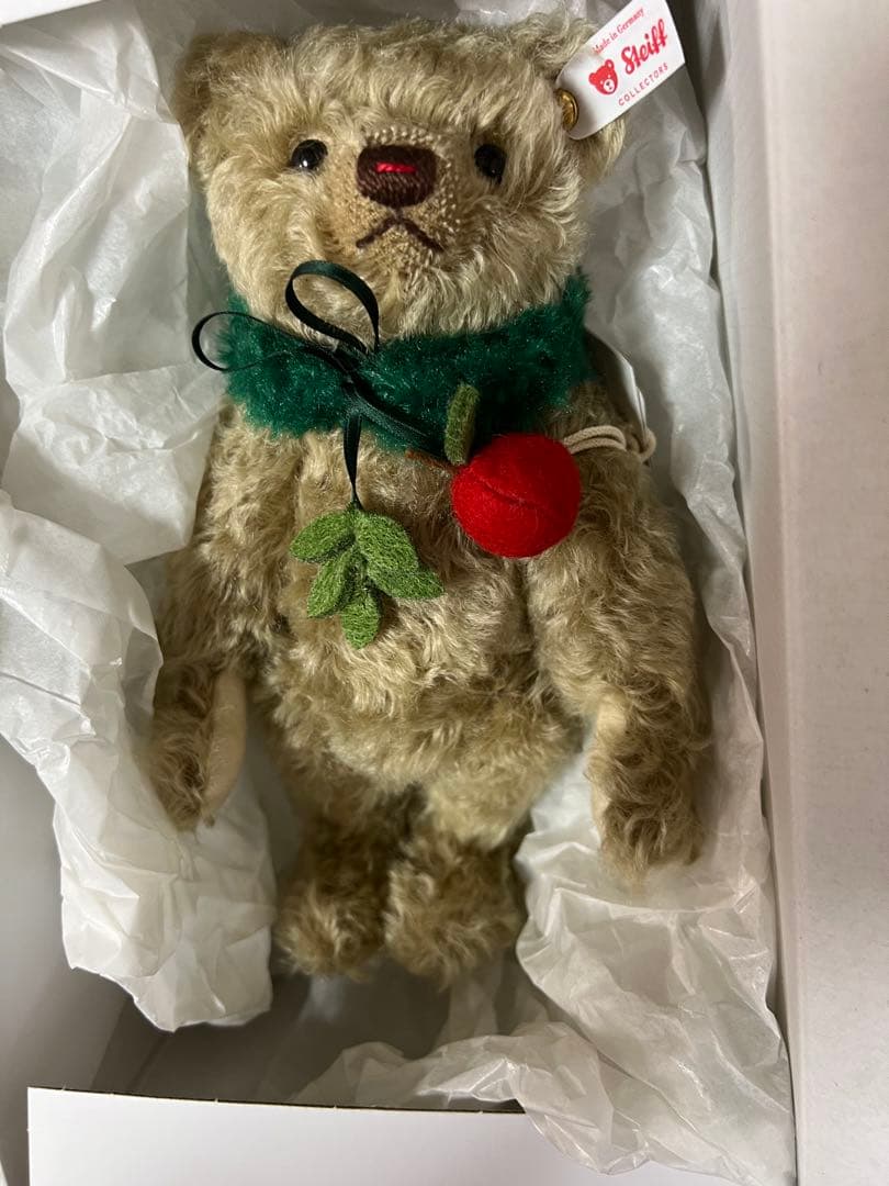 シュタイフ Steiff リトルサンタ2024 アップル 23cm 日本限定