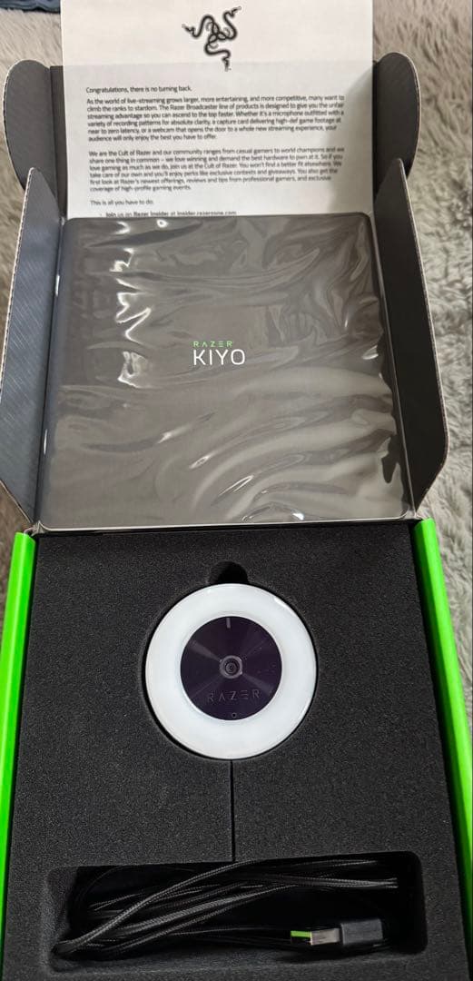 Razer Kiyo Webカメラ 1080p 30fps