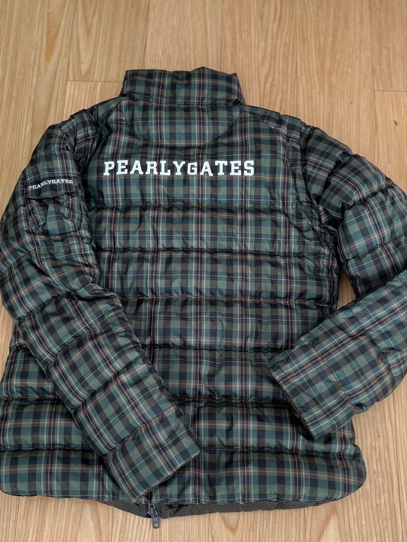 PEARLY GATES ダウンジャケット リバーシブル4way チェック柄