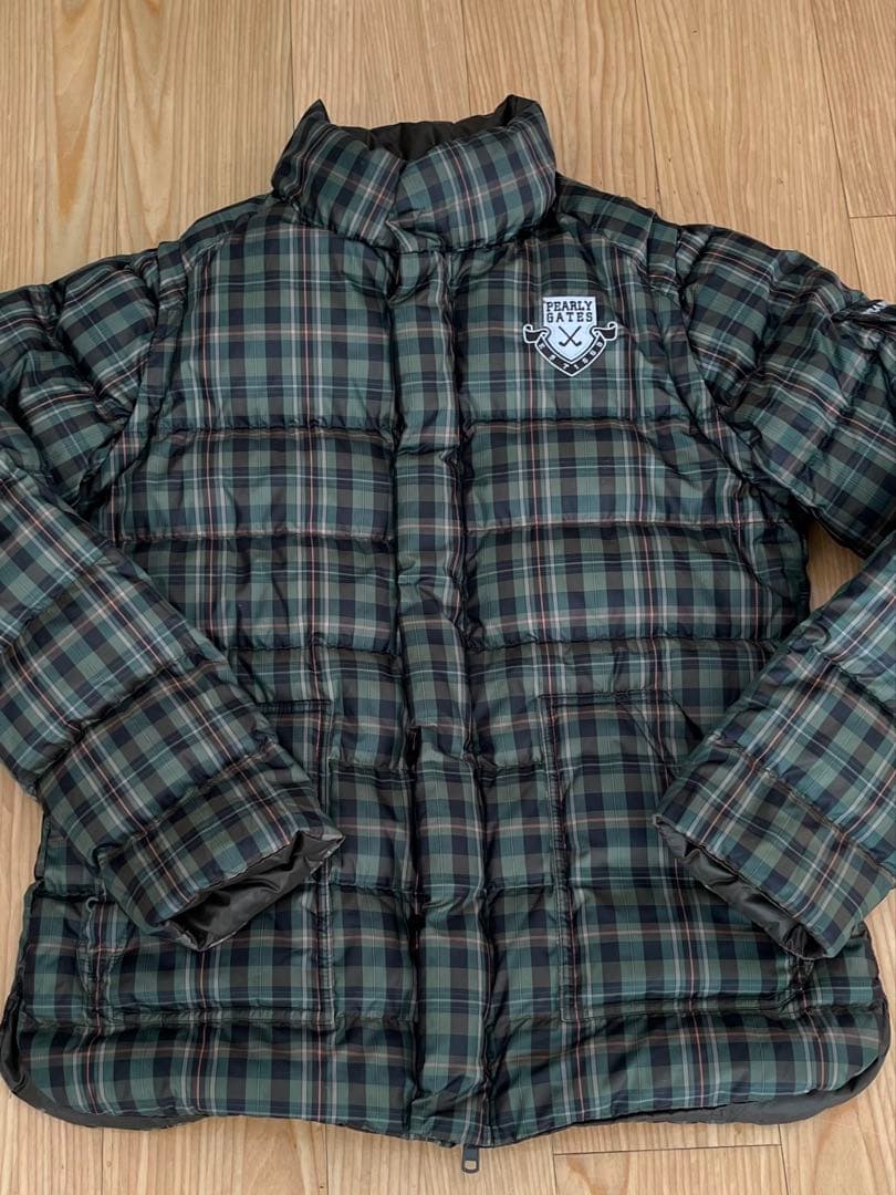 PEARLY GATES ダウンジャケット リバーシブル4way チェック柄