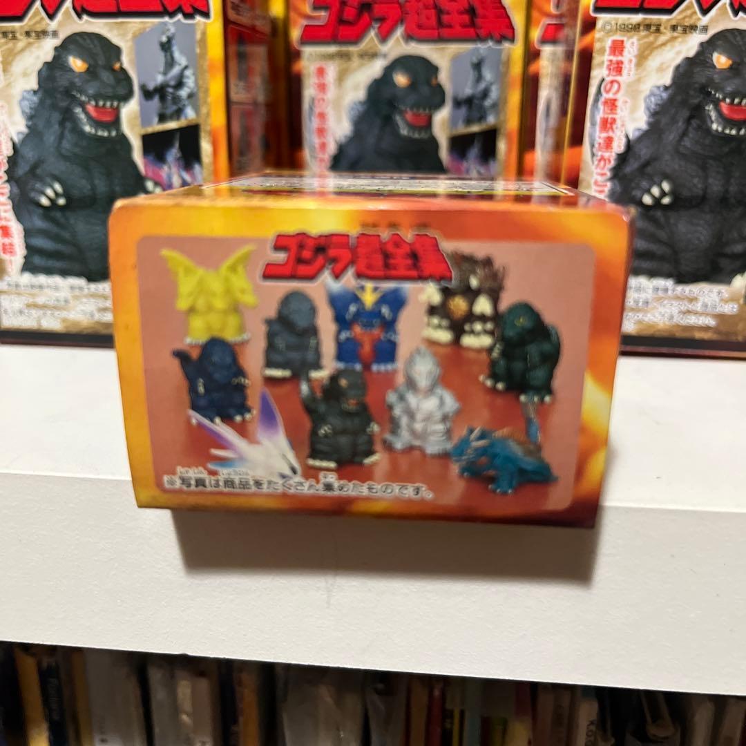 バンダイ製 ゴジラ超全集 ソフビ フィギュア 指人形 全10種 セット