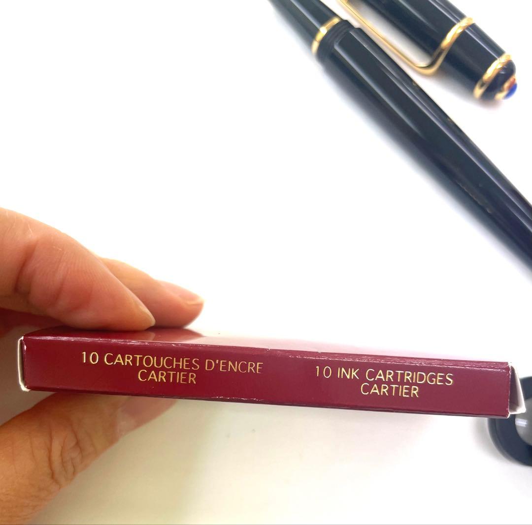 超美品　カルティエ 万年筆 ブラック ペン先 18K Au750