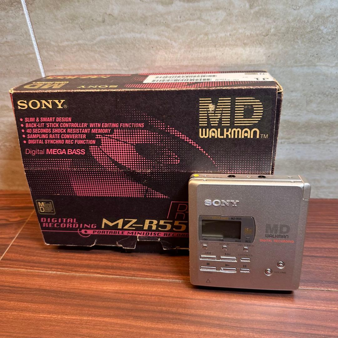 SONY MDウォークマン MZ-R55 MDプレーヤー 5527