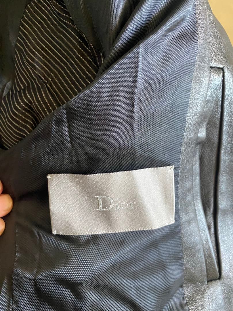 dior homme レザージャケット　エディ　44 ブラック　名作