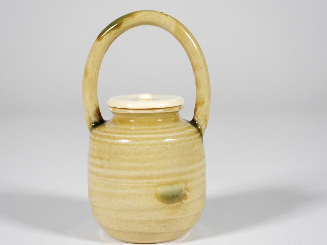 不老園 造 色変 四滴茶入 共箱 煎茶道具