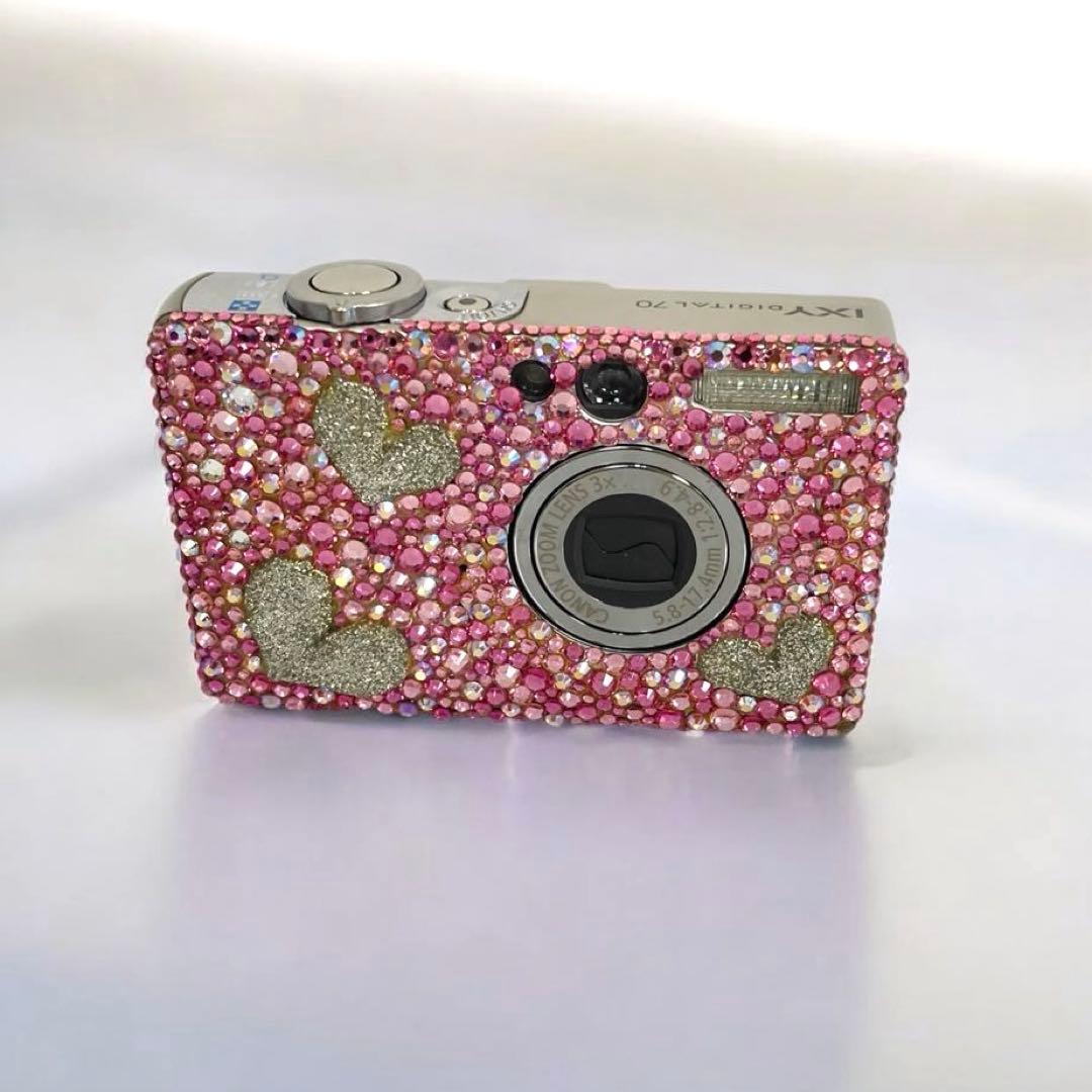 Canon IXY DIGITAL70 コンパクトデジタルカメラ　ラインストーン