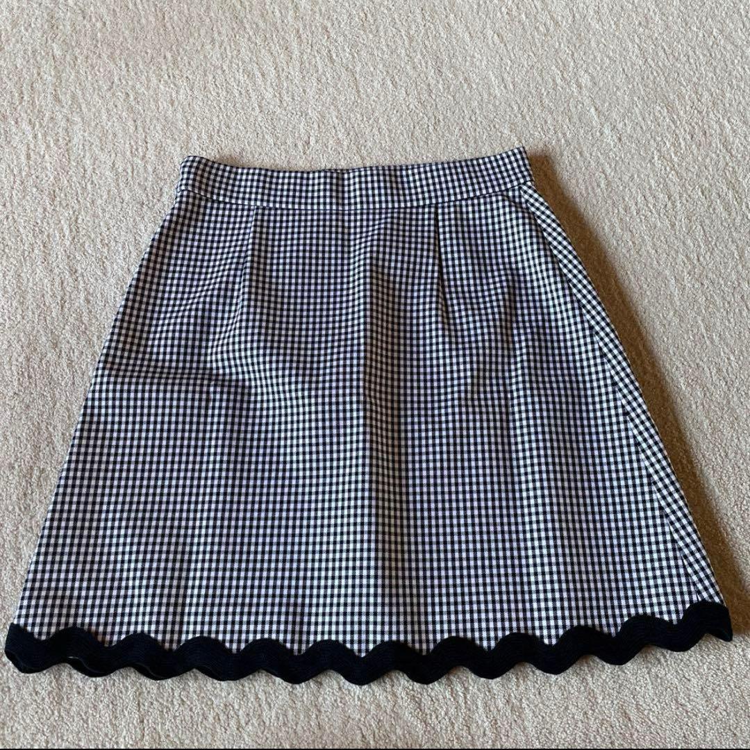 miumiu ギンガムチェック スカート