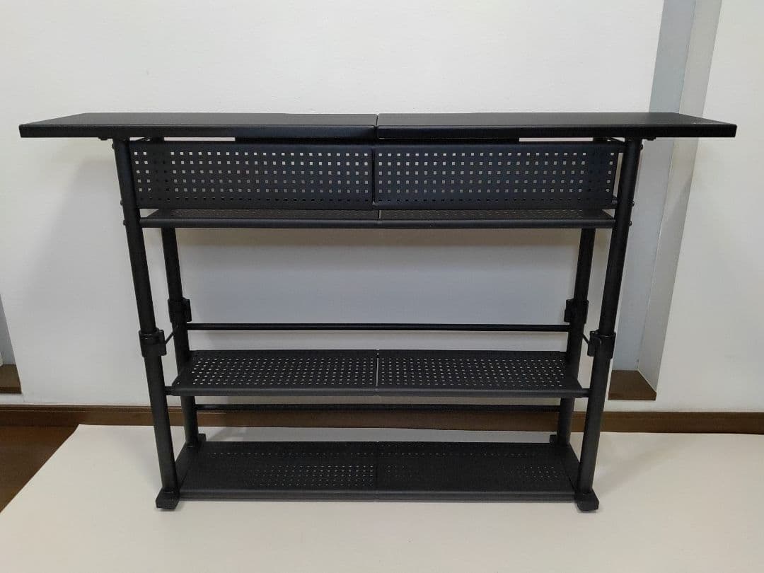 バウヒュッテ　Bauhutte　エクステンションデスク　BHC−1200H−BK