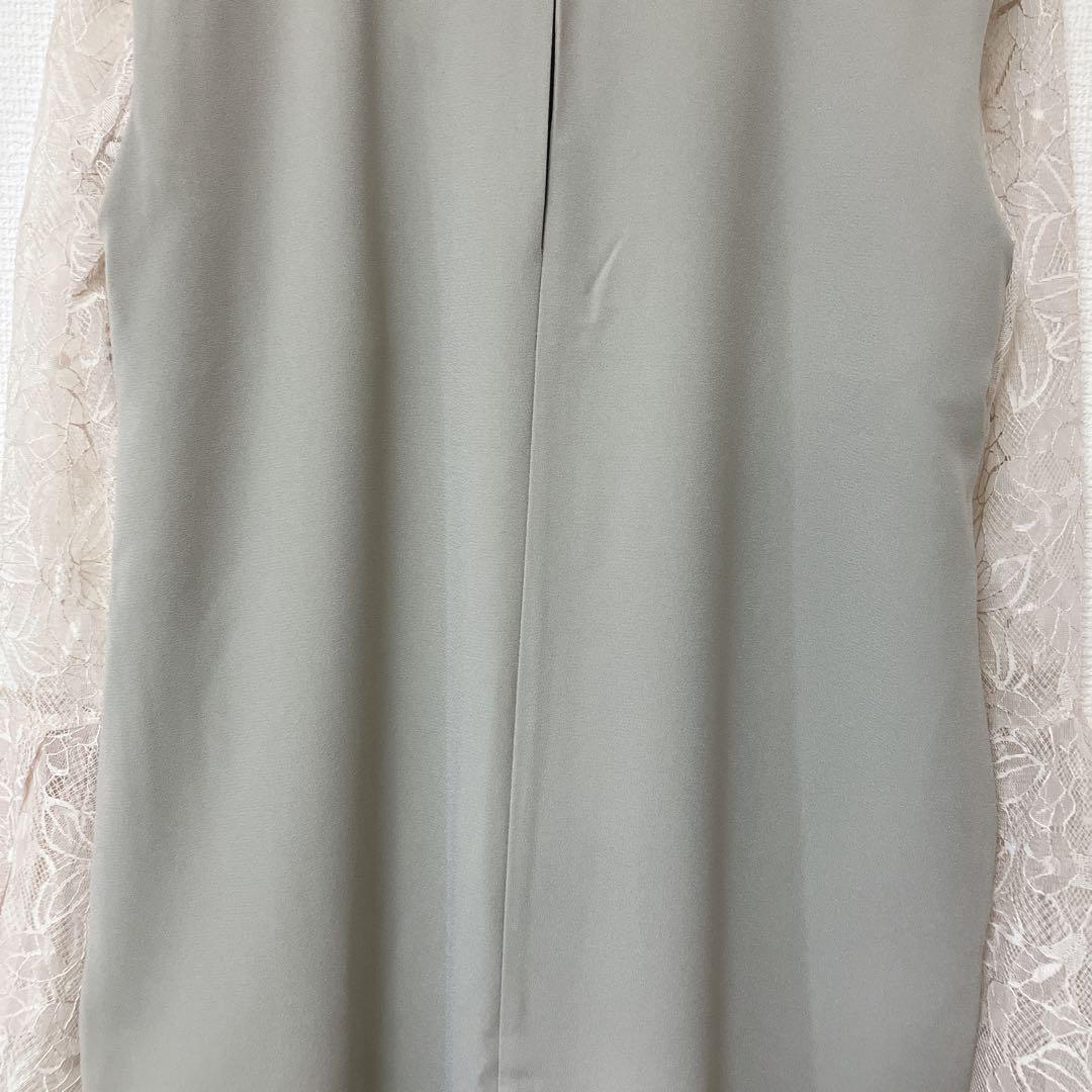 あさこ　新品　カナ　ベルスリーブスリット2wayワンピース