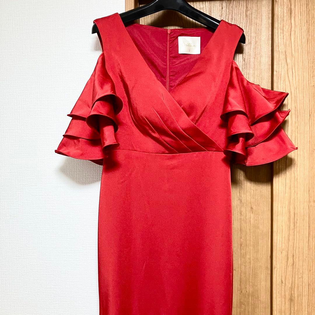 セッタン エルケイ ロングドレス 2 レッド