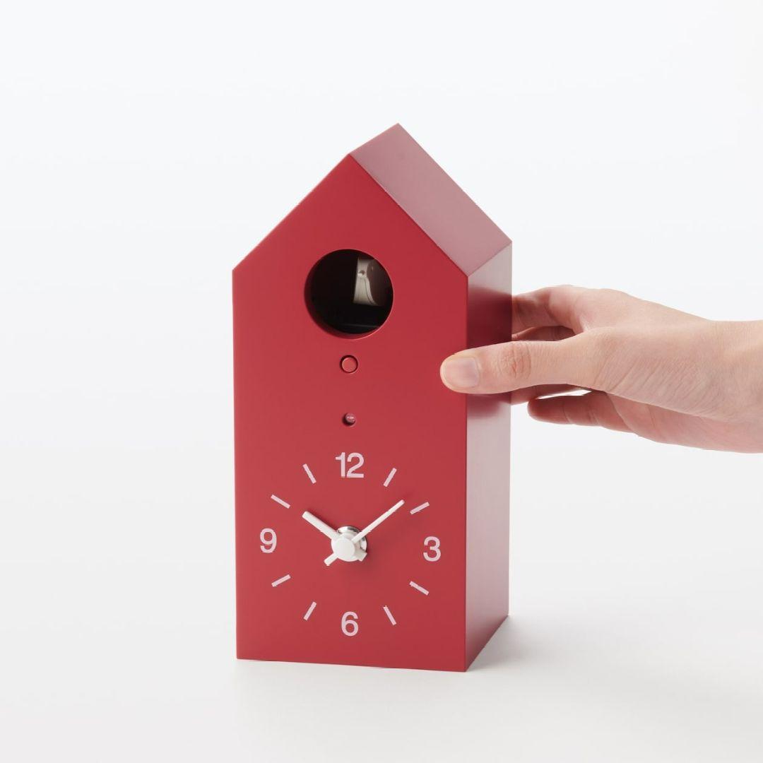 無印良品 鳩時計 小サイズ 数量限定 クリスマスカラー レンガ