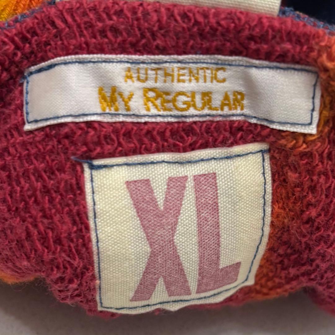 美品 京都伊勢丹 限定 ブルーナボイン タイダイ 染めスウェット パーカー XL