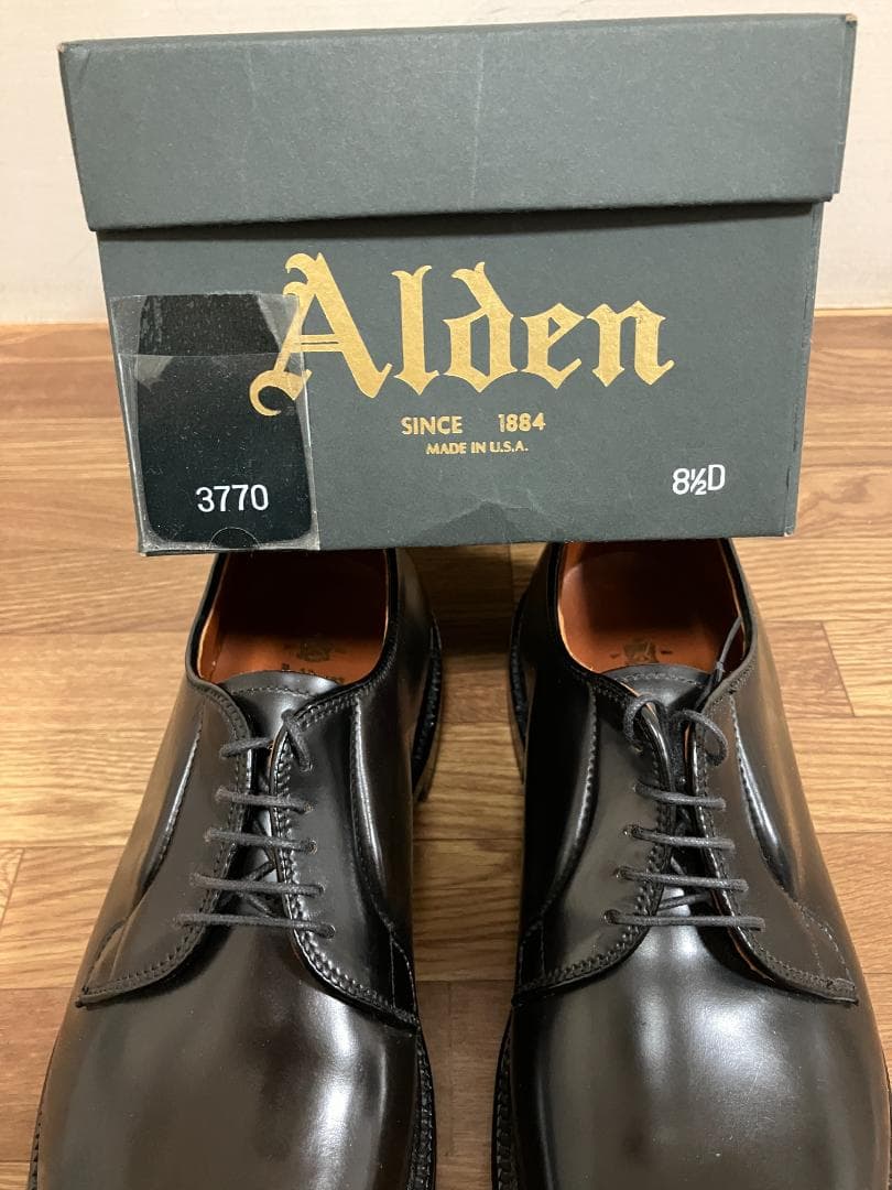 ジャック　ALDEN オールデン 9901 ブラックコードバン US9D