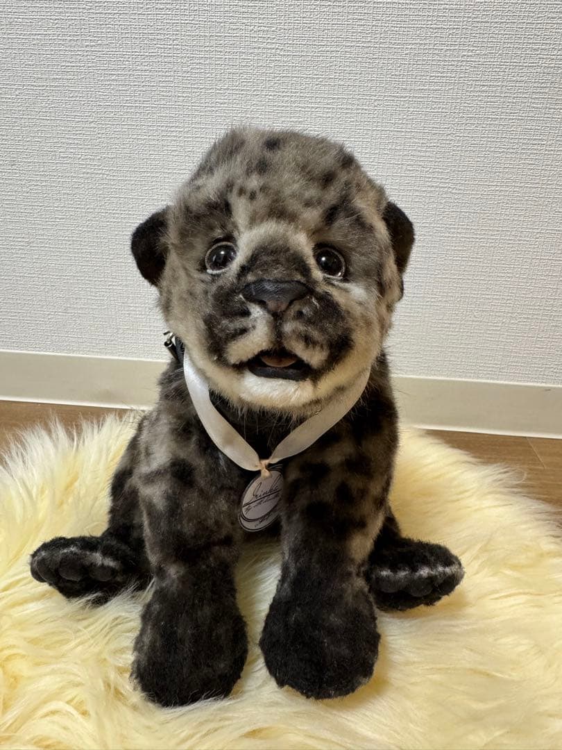 海外作家様作　アートドール　黒ヒョウの赤ちゃん