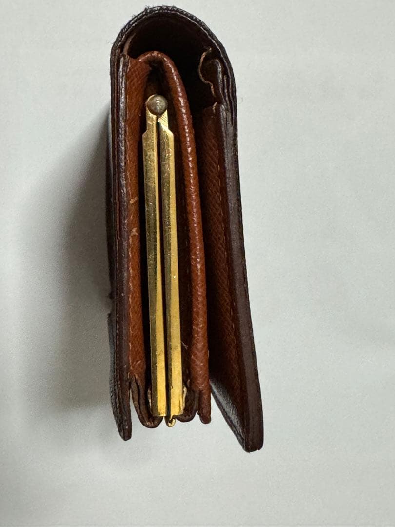 ルイヴィトン モノグラム ポルトモネ ビエ ヴィエノワ がま口 二つ折り財布