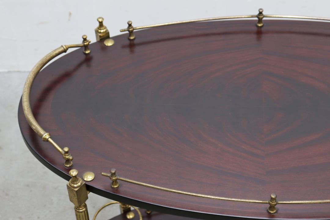 ヴィンテージ クラシカル トローリー キッチン ワゴン シェルフ キャスター