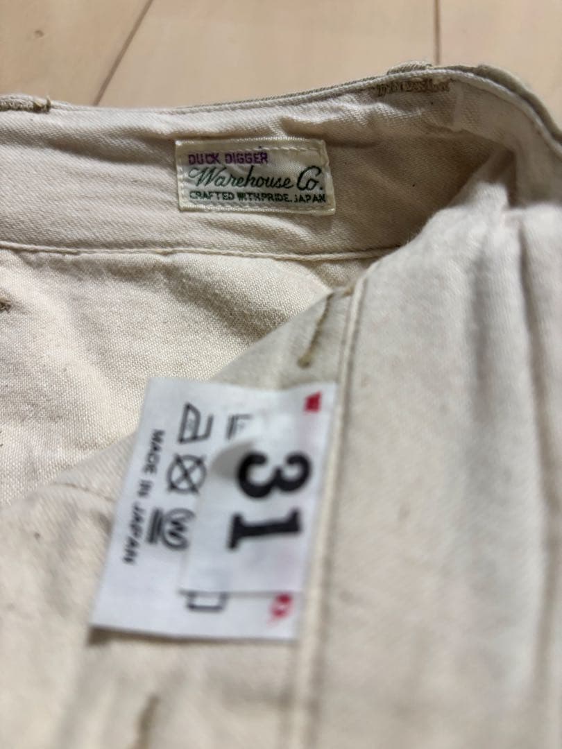 WAREHOUSE チノパン【DUCK DIGGER】 31サイズ ベージュ