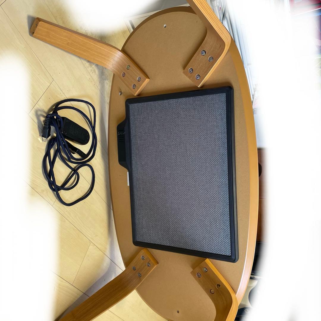 無印良品　楕円こたつ タモ材曲木脚 MJ-KDFS1100/N &こたつ布団
